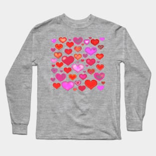 Hears Eclectic Long Sleeve T-Shirt